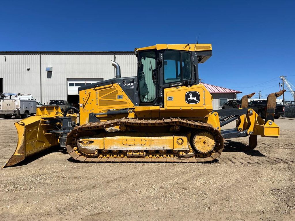Equipment Machinery Used 2022 Deere 750l Lgp Dozer With Full Top Con Gps New Undercarriage 8511 Jf 1667128 Rear Left Corner Photo Image